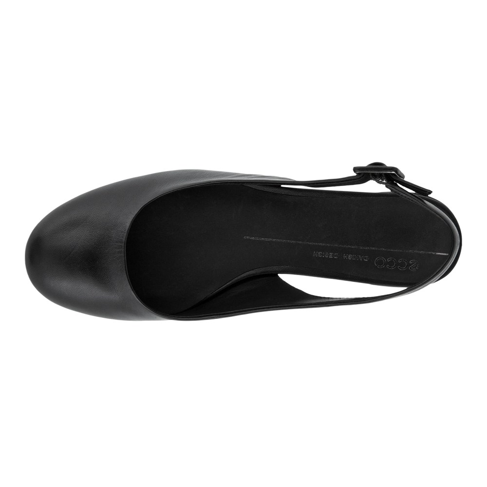 Zapatos De Vestir Mujer - ECCO Anine Sling-Back Flats - Negros - LRT501387